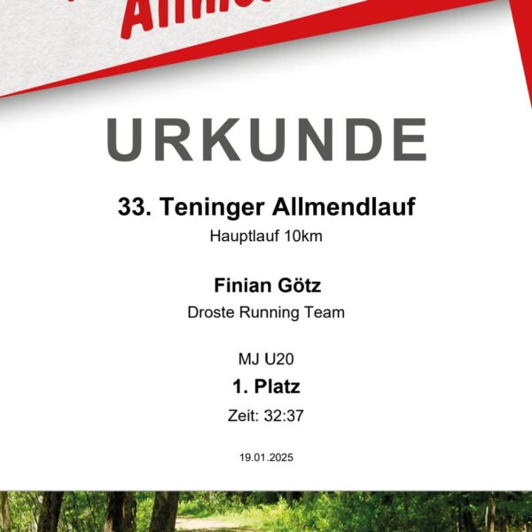 Erfolge beim Allmendlauf