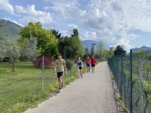 Trainingslager am Ledrosee